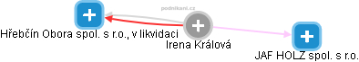 Irena Králová - Vizualizace  propojení osoby a firem v obchodním rejstříku