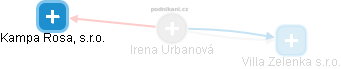  Irena U. - Vizualizace  propojení osoby a firem v obchodním rejstříku