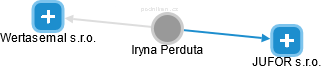  Iryna P. - Vizualizace  propojení osoby a firem v obchodním rejstříku
