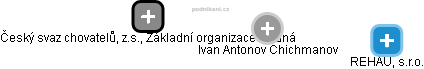 Ivan Antonov Chichmanov - Vizualizace  propojení osoby a firem v obchodním rejstříku