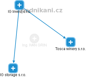 Ivan Grin - Vizualizace  propojení osoby a firem v obchodním rejstříku
