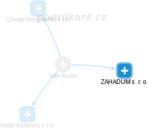Ivan Kuzin - Vizualizace  propojení osoby a firem v obchodním rejstříku