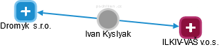 Ivan Kyslyak - Vizualizace  propojení osoby a firem v obchodním rejstříku