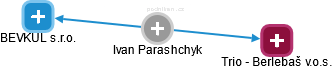 Ivan Parashchyk - Vizualizace  propojení osoby a firem v obchodním rejstříku