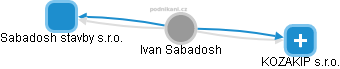 Ivan Sabadosh - Vizualizace  propojení osoby a firem v obchodním rejstříku