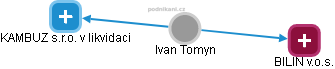 Ivan Tomyn - Vizualizace  propojení osoby a firem v obchodním rejstříku