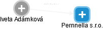  Iveta A. - Vizualizace  propojení osoby a firem v obchodním rejstříku