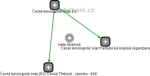 Iveta Skalická - Vizualizace  propojení osoby a firem v obchodním rejstříku