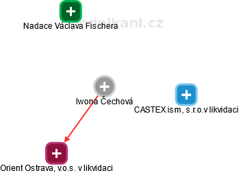 Iwona Čechová - Vizualizace  propojení osoby a firem v obchodním rejstříku