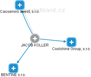 JACOB KOLLER - Vizualizace  propojení osoby a firem v obchodním rejstříku
