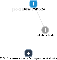 Jakub Lebeda - Vizualizace  propojení osoby a firem v obchodním rejstříku