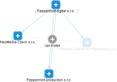 Jan Kotek - Vizualizace  propojení osoby a firem v obchodním rejstříku