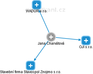 Jana Charvátová - Vizualizace  propojení osoby a firem v obchodním rejstříku