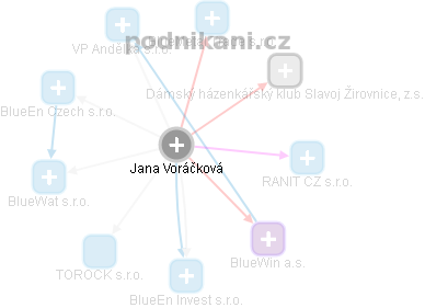 Jana Voráčková - Vizualizace  propojení osoby a firem v obchodním rejstříku