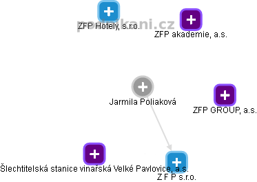 Jarmila Poliaková - Vizualizace  propojení osoby a firem v obchodním rejstříku