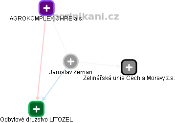 Jaroslav Zeman - Vizualizace  propojení osoby a firem v obchodním rejstříku