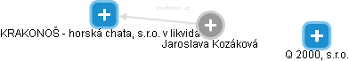  Jaroslava K. - Vizualizace  propojení osoby a firem v obchodním rejstříku