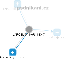 JAROSLAVA MARCINOVÁ - Vizualizace  propojení osoby a firem v obchodním rejstříku