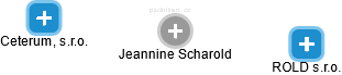 Jeannine Scharold - Vizualizace  propojení osoby a firem v obchodním rejstříku