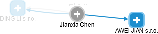  Jianxia Ch. - Vizualizace  propojení osoby a firem v obchodním rejstříku