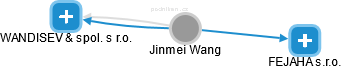  Jinmei W. - Vizualizace  propojení osoby a firem v obchodním rejstříku