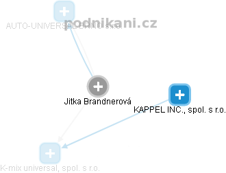 Jitka Brandnerová - Vizualizace  propojení osoby a firem v obchodním rejstříku