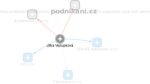 Jitka Vejlupková - Vizualizace  propojení osoby a firem v obchodním rejstříku