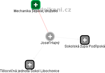 Josef Hajný - Vizualizace  propojení osoby a firem v obchodním rejstříku