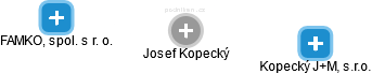 Josef Kopecký - Vizualizace  propojení osoby a firem v obchodním rejstříku