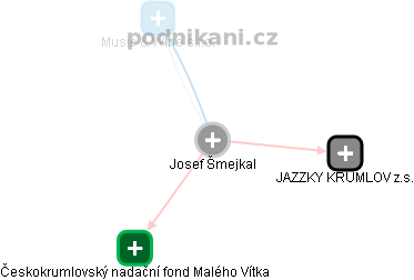 Josef Šmejkal - Vizualizace  propojení osoby a firem v obchodním rejstříku