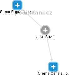 Jovo Savić - Vizualizace  propojení osoby a firem v obchodním rejstříku