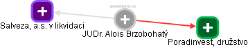  Alois B. - Vizualizace  propojení osoby a firem v obchodním rejstříku