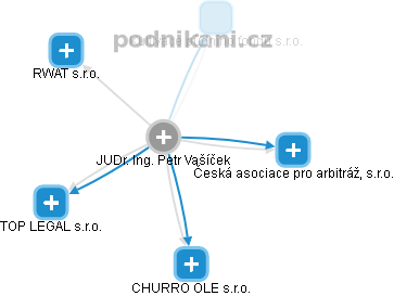 Petr Vašíček - Vizualizace  propojení osoby a firem v obchodním rejstříku