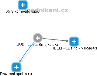 Lenka Smejkalová - Vizualizace  propojení osoby a firem v obchodním rejstříku