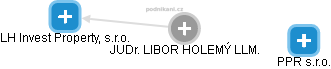  Libor H. - Vizualizace  propojení osoby a firem v obchodním rejstříku