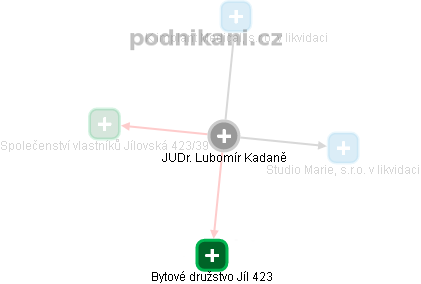 Lubomír Kadaně - Vizualizace  propojení osoby a firem v obchodním rejstříku