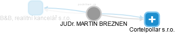 MARTIN BREZNEN - Vizualizace  propojení osoby a firem v obchodním rejstříku