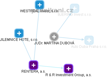 MARTINA DUBOVÁ - Vizualizace  propojení osoby a firem v obchodním rejstříku