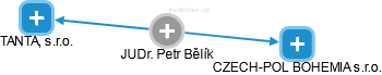 Petr Bělík - Vizualizace  propojení osoby a firem v obchodním rejstříku