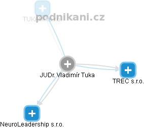  Vladimír T. - Vizualizace  propojení osoby a firem v obchodním rejstříku
