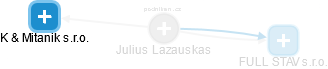 Julius Lazauskas - Vizualizace  propojení osoby a firem v obchodním rejstříku