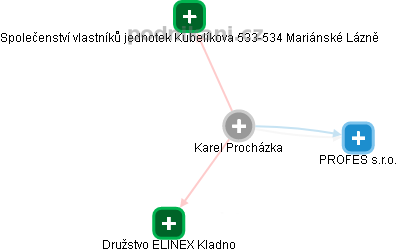 Karel Procházka - Vizualizace  propojení osoby a firem v obchodním rejstříku