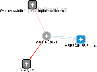Karel Růžička - Vizualizace  propojení osoby a firem v obchodním rejstříku