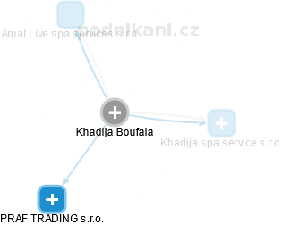 Khadija Boufala - Vizualizace  propojení osoby a firem v obchodním rejstříku