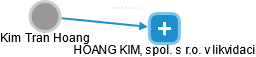  Kim H. - Vizualizace  propojení osoby a firem v obchodním rejstříku