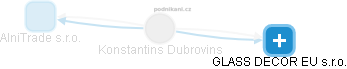 Konstantins Dubrovins - Vizualizace  propojení osoby a firem v obchodním rejstříku