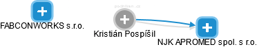  Kristián P. - Vizualizace  propojení osoby a firem v obchodním rejstříku