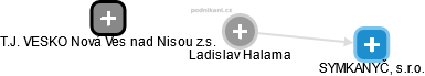  Ladislav H. - Vizualizace  propojení osoby a firem v obchodním rejstříku
