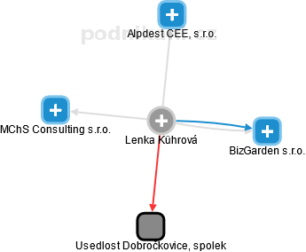 Lenka Kührová - Vizualizace  propojení osoby a firem v obchodním rejstříku