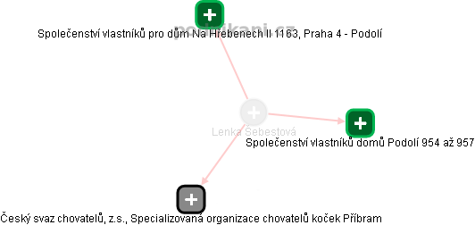 Lenka Šebestová - Vizualizace  propojení osoby a firem v obchodním rejstříku